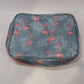 Narwey Blue Flamingo 2-Piece Toiletries Travel Bags