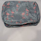 Narwey Blue Flamingo 2-Piece Toiletries Travel Bags