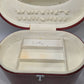 Red Leather Vintage Travel Jewelry Case