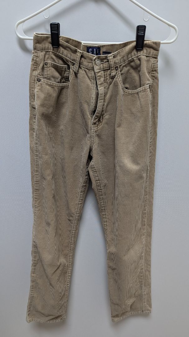 GAP Light Brown Corduroy Straight Pants
