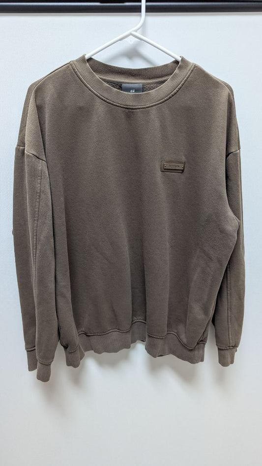 H&M Brown "Relaxed Fit" Long Sleeve Sweatshirt