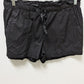 Loft Outlet Black Ruffled Cargo Casual Shorts