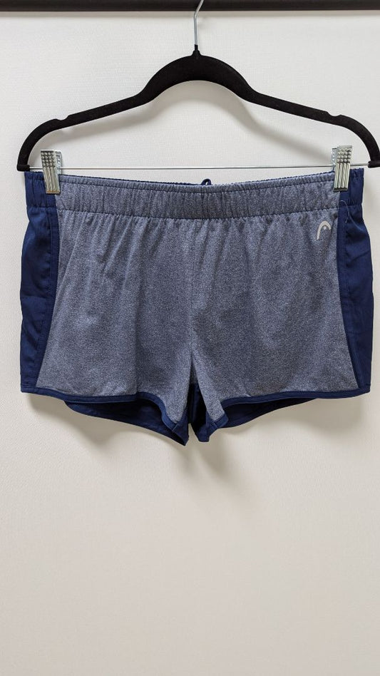 HEAD Navy Drawstring-Waist Lined Active Shorts