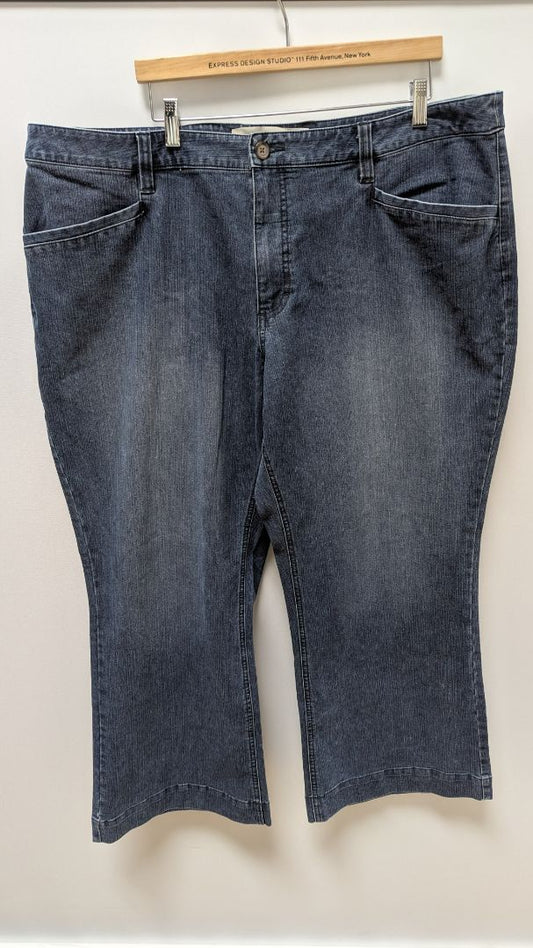 Mossimo Denim Dark Wash Wide Leg Jeans