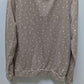 Lauren Conrad Brown/Pink Flower Patterned Ruffled Sweater