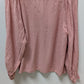 Old Navy Pink Half-Button-Down Peasant Blouse