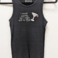 David & Goliath Black Ribbed Graphic Tank
