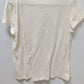 Merona Ivory/Grey Beaded Flower T-Shirt