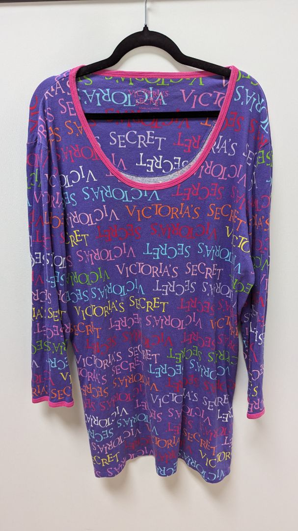 Victoria's Secret Vintage Purple Logo Nightgown