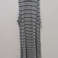 Alfani Intimates Grey/Blue Striped Sleeveless Nightgown