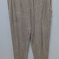 Alfani Intimates Beige/White Spotted Sleepwear Jogger Pants