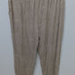 Alfani Intimates Beige/White Spotted Sleepwear Jogger Pants
