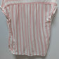 Old Navy Pink/White Striped Button-Down Blouse