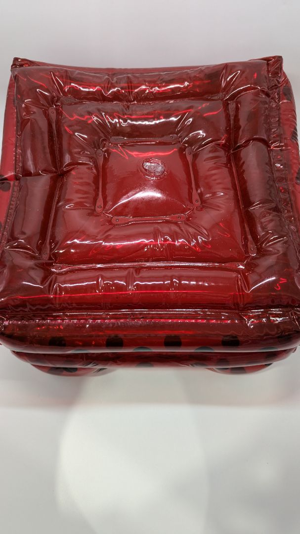 Red Polka Dot Inflatable Vintage Purse