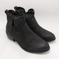 Pierre Dumas Black Faux-Suede Western Ankle Boots