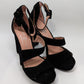 Chinese Laundry Black Velvet Sparkle Heels