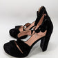 Chinese Laundry Black Velvet Sparkle Heels