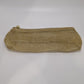 Gold Glitter Clear Zippered Pouch