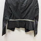 Forever 21 Black/White Trimmed Blazer with Zipper