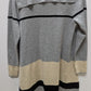 APT. 9 Grey/Cream Striped Longline Cardigan