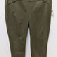 Talbots Dark Green Slimming Pull-On Pants