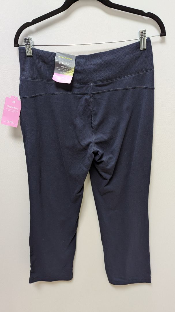TEK GEAR Navy Mid-Rise Straight Active Leggings