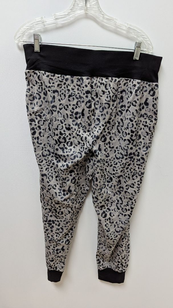 Cacique Black/Grey Animal Print Sleep Tank & Joggers Set