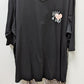 Cacique Black/Pink Animal Print Sleep T-Shirt & Leggings Set