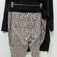 Cacique Black/Pink Animal Print Sleep T-Shirt & Leggings Set