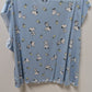 Peanuts Light Blue Snoopy Graphic Sleepwear T-Shirt