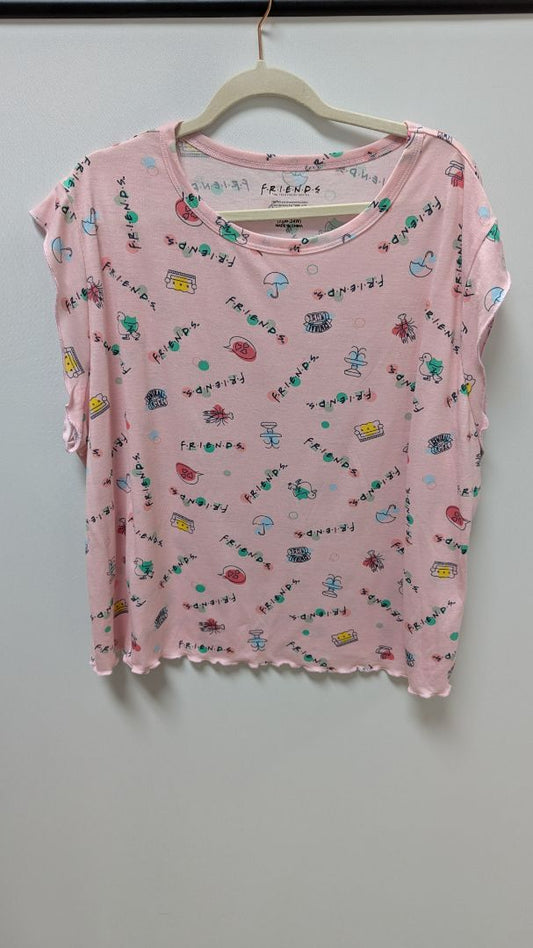 FRIENDS Pink Short Sleeve Graphic Sleep T-Shirt