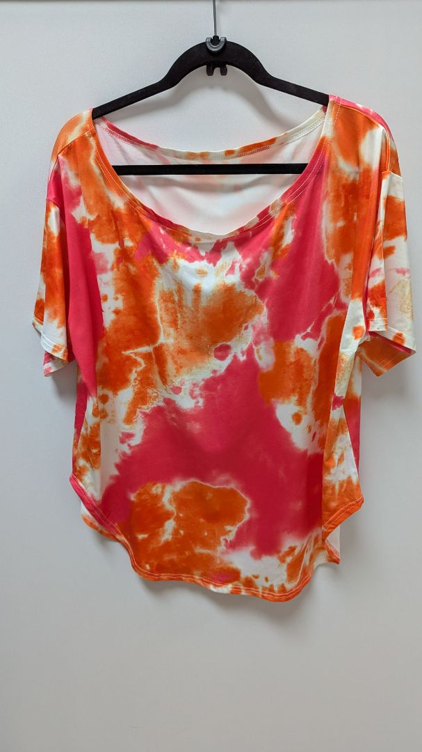 Pink/Orange Tie-Dye T-Shirt & Shorts Activewear Set