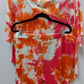 Pink/Orange Tie-Dye T-Shirt & Shorts Activewear Set