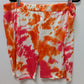 Pink/Orange Tie-Dye T-Shirt & Shorts Activewear Set