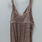 Torrid Mauve Floral Spaghetti Strap Blouse