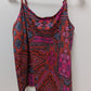Torrid Red Patterned Knit Cami Tank Top