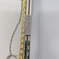 Silver/Yellow Faux-Gemstone Studded Clutch Purse