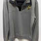 Vegas Golden Knights Grey Quarter-Button Pullover Sweatshirt