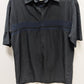 Alfani Black/Navy Stripe Button-Down Shirt