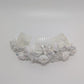 White/Silver Plastic Beaded Hair Clip Accessory