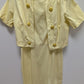 Handmade Vintage Yellow/White Striped Dress & Blazer Set