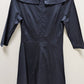 Navy/White Polka-Dot Trimmed Vintage Retro Dress