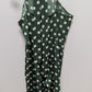 Green/White Polka Dot Spaghetti Strap Jumpsuit
