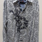 English Laundry Men's Light Blue Paisley Button-Down Shirt