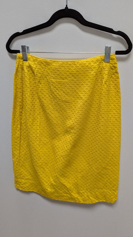 Handmade Vintage Yellow Pencil Skirt