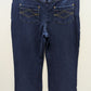 Pajama Jeans Dark Wash Pull-On Wide Leg Jeans