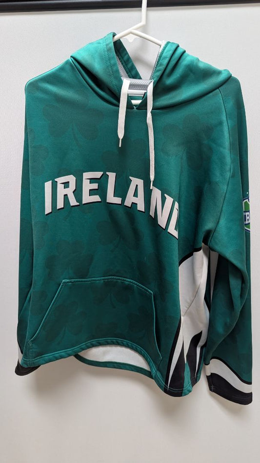 USA Sevens Green Ireland Rugby Drawstring Hoodie