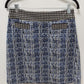 Cabi Blue/Black Tweed Blazer & Skirt Suit Set