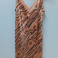 Bar III Pink/Green Marbled Maxi Dress