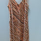 Bar III Pink/Green Marbled Maxi Dress